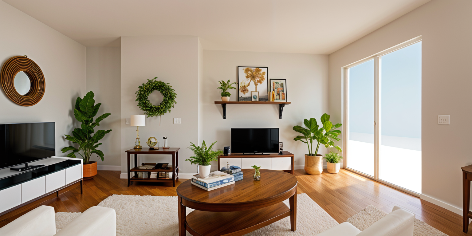 Modern Living Room Staging - After